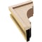 Ekena Millwork 5"W x 10"D x 15"H Classic Bryant Rough Cedar Woodgrain TimberThane Corbel, Primed Tan CORUR05X10X15BRYRCPR - alternate 6